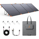ZOUPW front folded panel showing compact transport and quick setup benefit