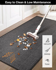 ZPAI mat in entryway used to stop mud and wetness at door