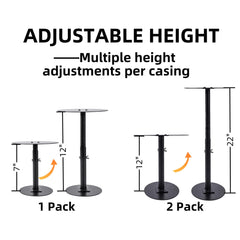 ZSHIGANMA six base plates displayed to show size options and compatibility with tapered pots
