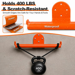 ZSLTLDU close-up of rubber-coated bracket protecting straps and finish