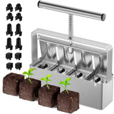 zukakii front view tool showing sturdy zinc-coated frame and four-cell grid for fast blocking