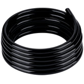 ZY-hosetube front view of black vinyl tubing showing length and brand benefits
