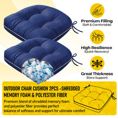 1 MIDDLE ONE cushion ties and corner straps showing secure attachment