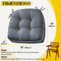 1 MIDDLE ONE tufted cushion detail showing even fill distribution and durability
