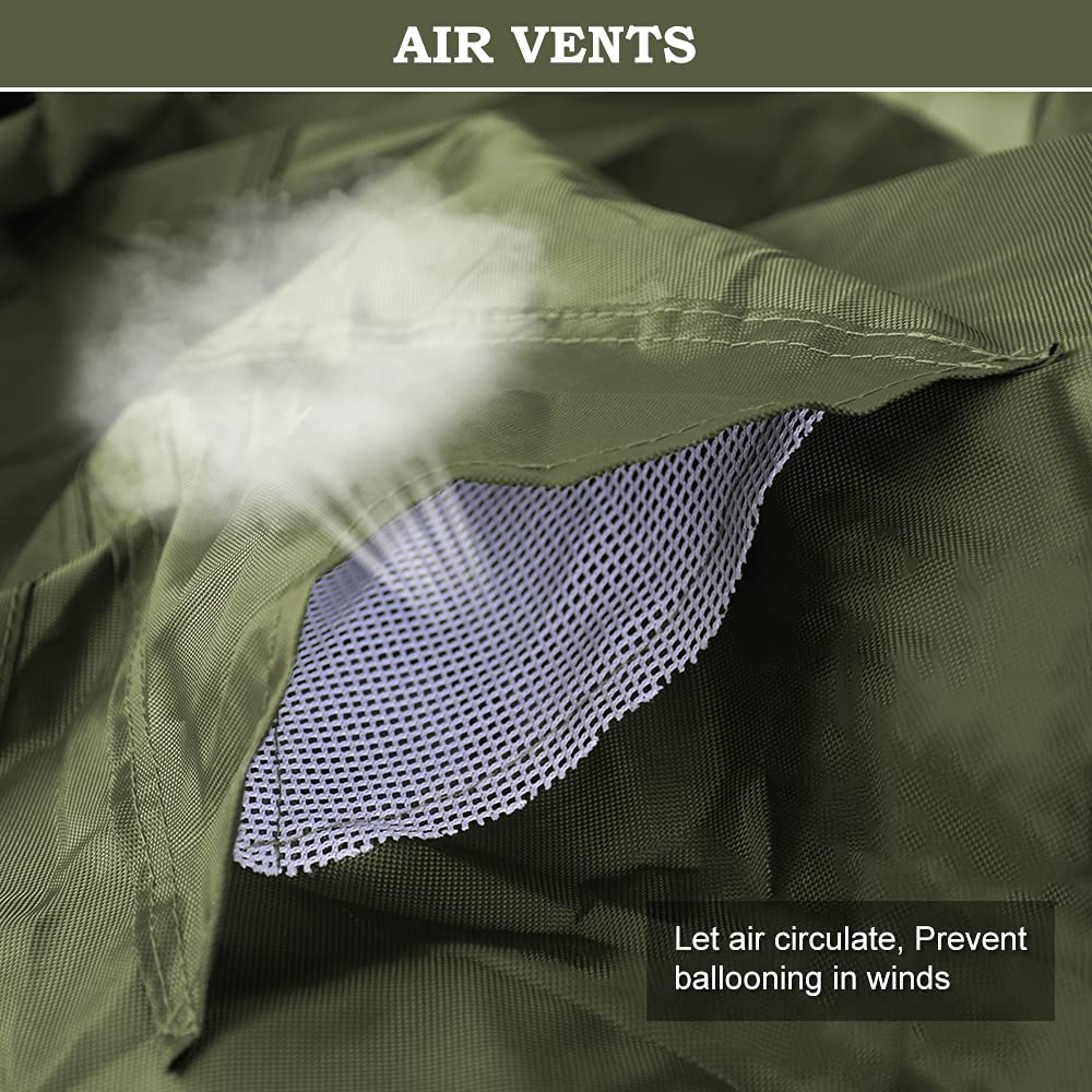 2win2buy elastic hem closeup demonstrating secure fit and wind resistance benefit