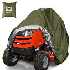 2win2buy front view of cover on riding mower showing full protection benefit