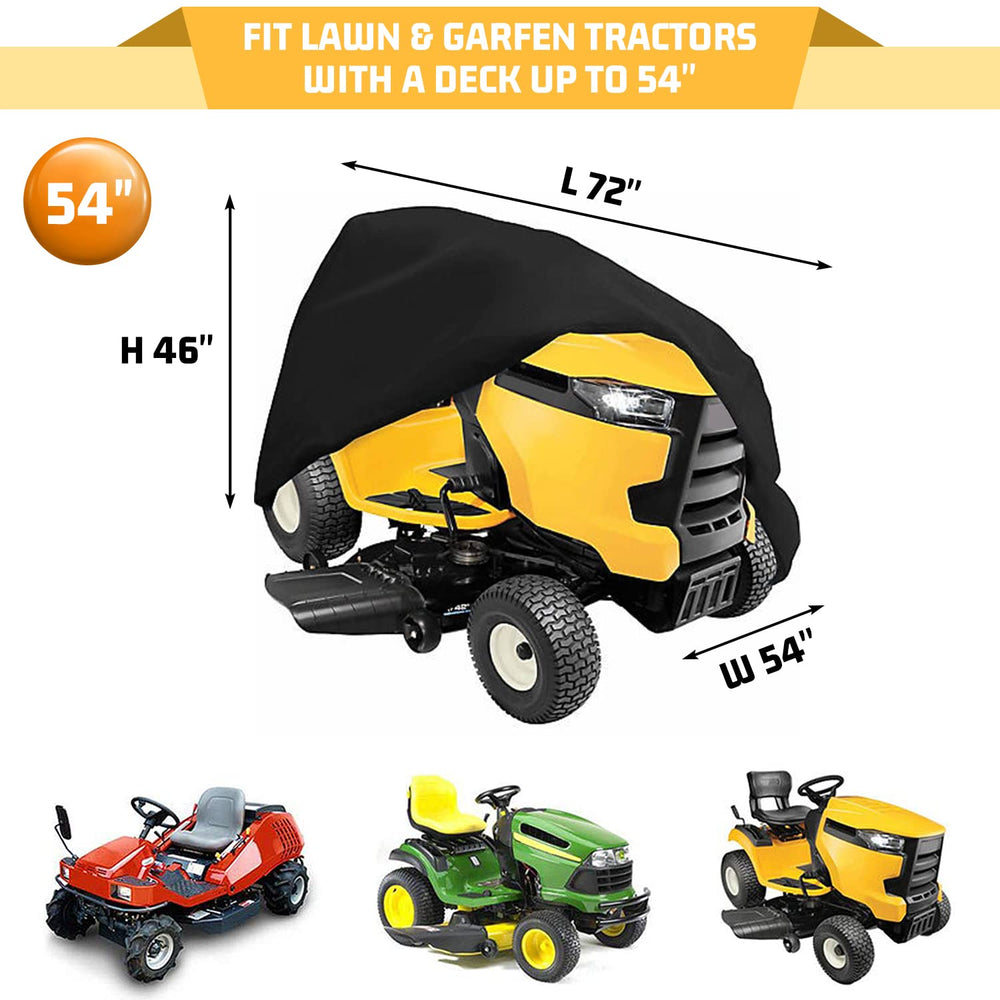 2win2buy tractor parked in driveway with cover for weather protection