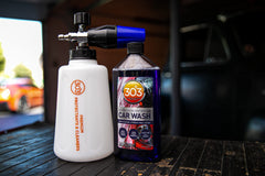 303 Products large 2L reservoir view highlighting longer run time between refills