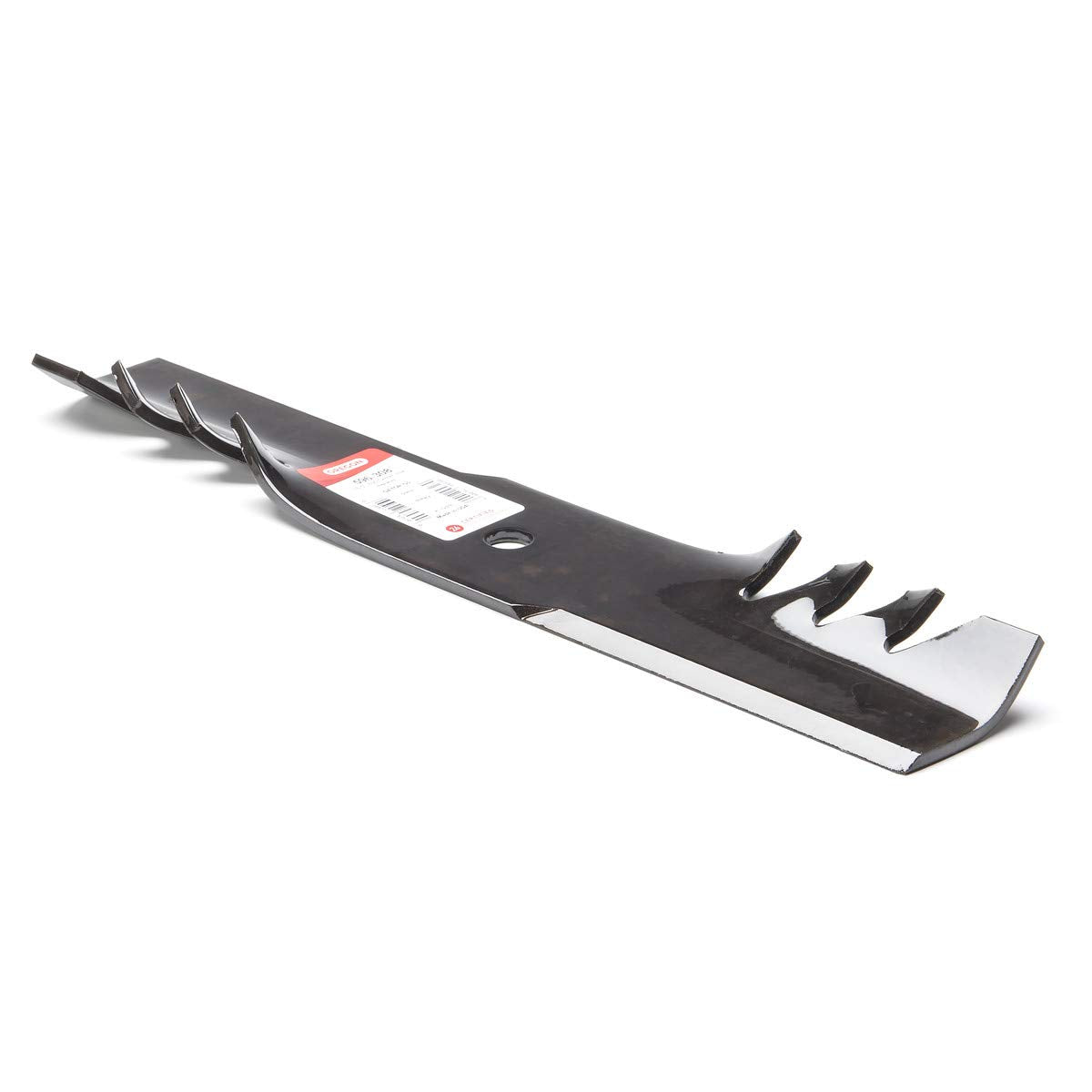 3PK Oregon G5 blade close-up of cutting edge and thickness for durability