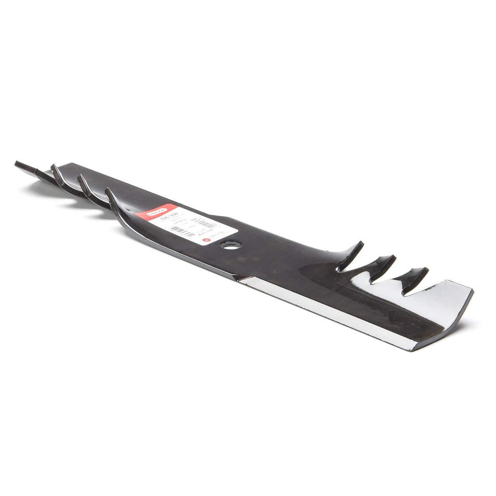 3PK Oregon G5 blade close-up of cutting edge and thickness for durability
