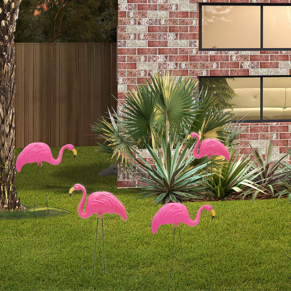 4E's Novelty flamingo finish close-up showing UV-resistant color retention