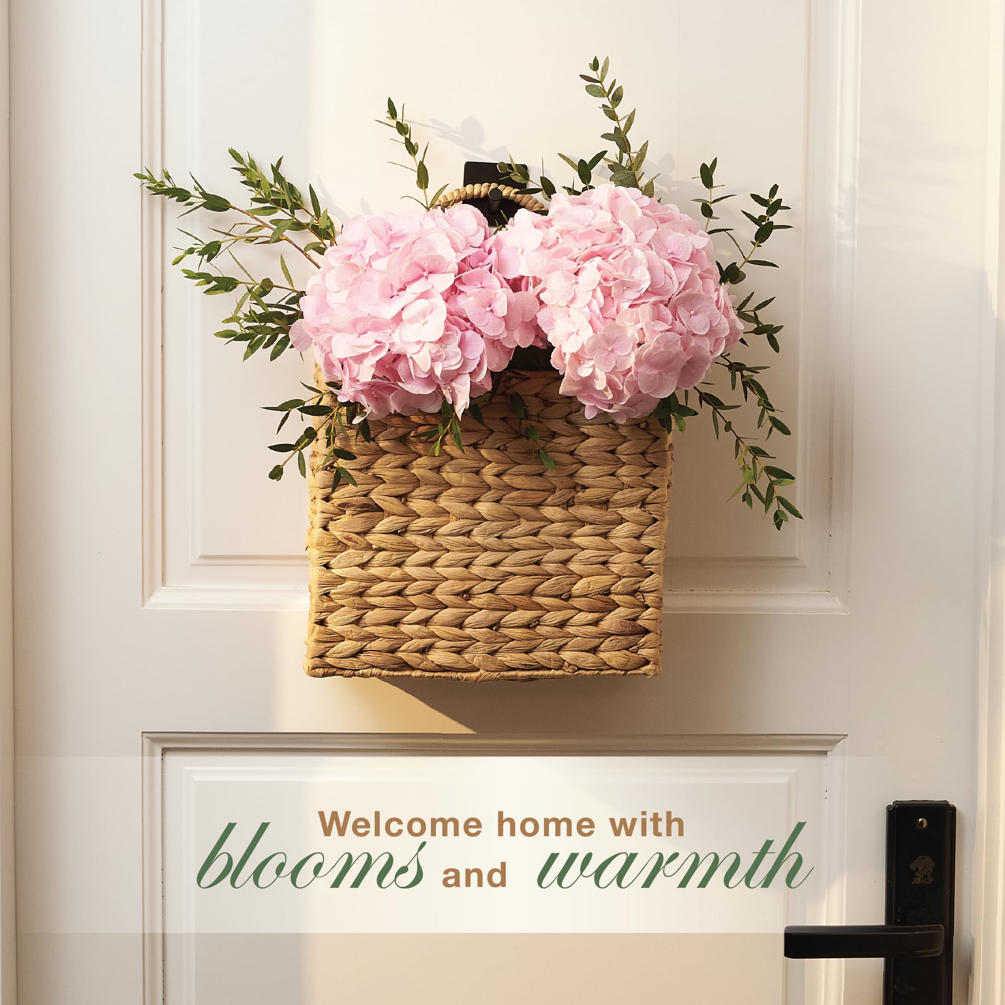 84ECO basket hung on door hook offering quick-access organization benefit