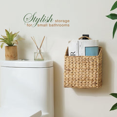 84ECO basket holding mail and envelopes keeping entry clutter-free