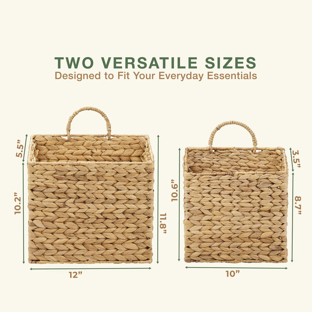84ECO baskets styling an entryway providing decorative and functional storage