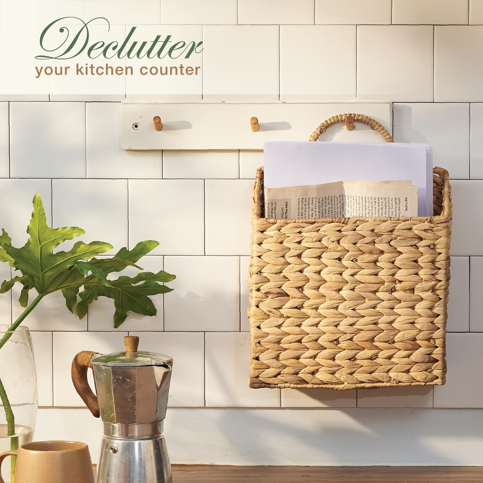 84ECO basket filled with florals boosting curb appeal at doorway