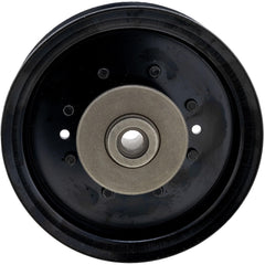 8TEN drive belt laid flat to show profile matching Husqvarna 54-inch deck requirements