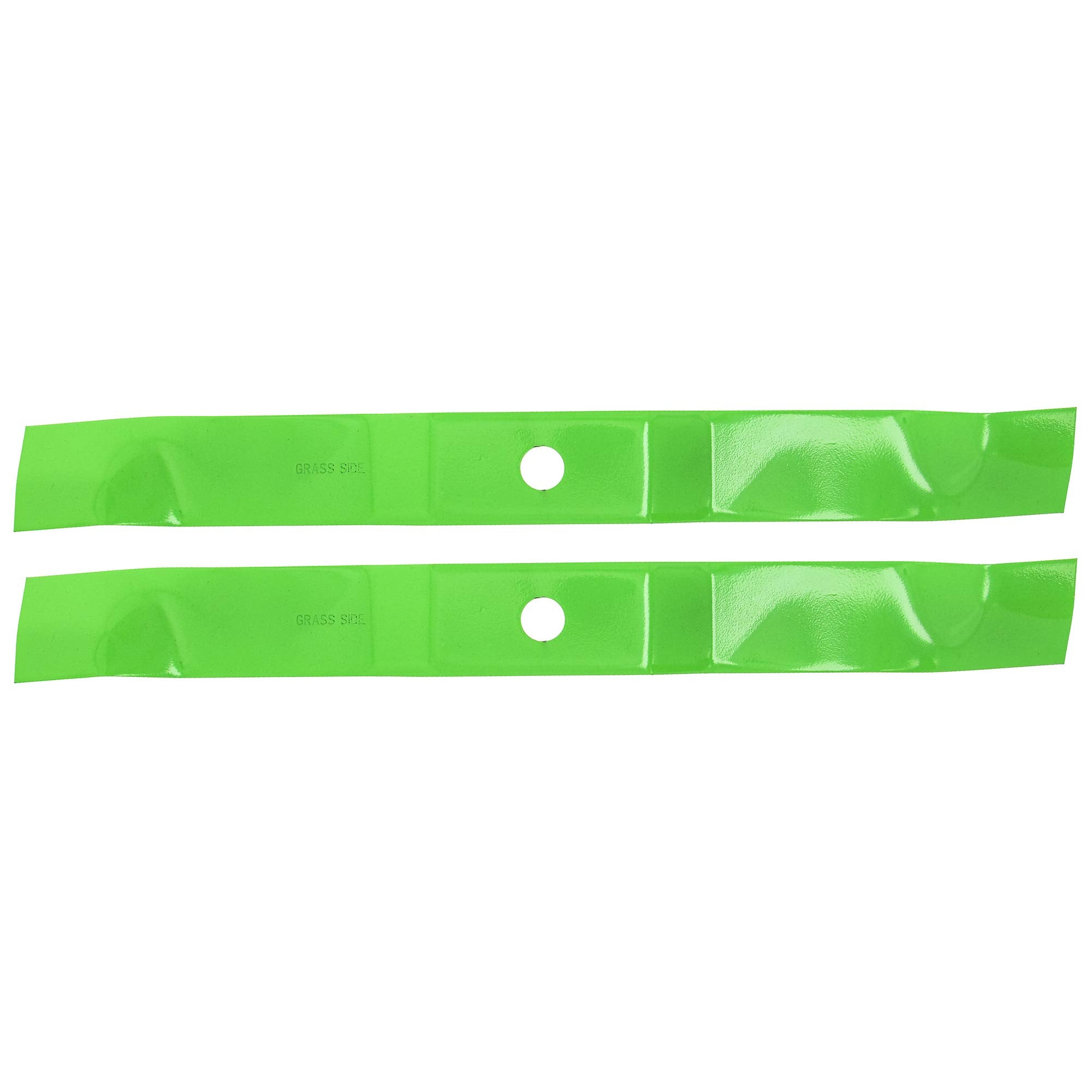 8TEN blade close-up edge profile highlighting sharper mulching geometry benefit
