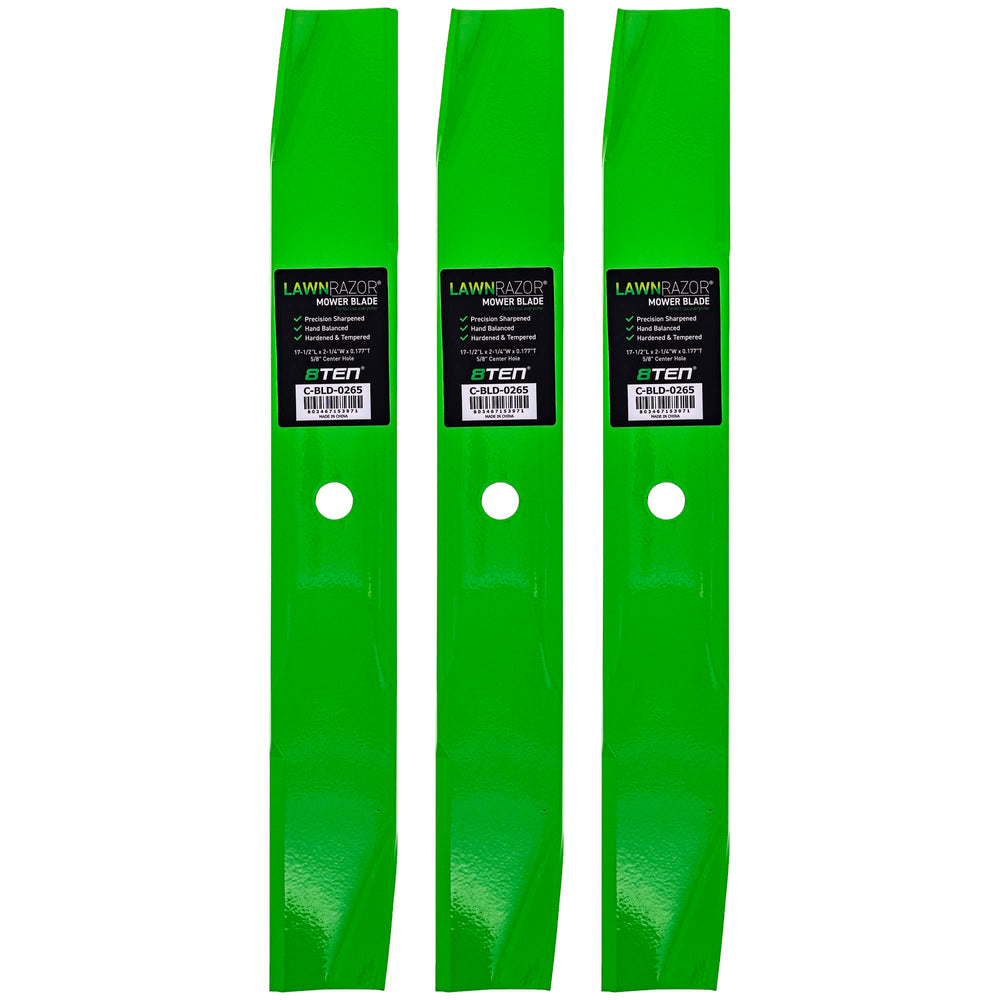 8TEN blade front view showing full length and fit benefit