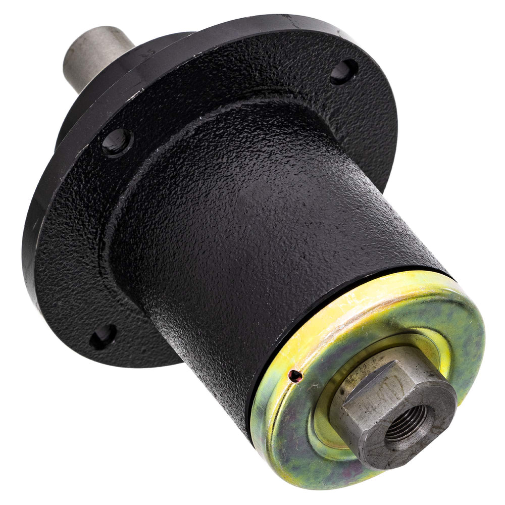 8TEN deck spindle close-up of bearing area ensuring smooth rotation and durability