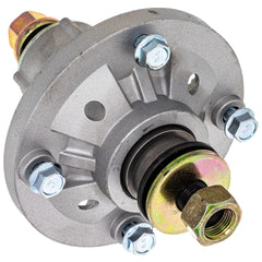 8TEN deck spindle close-up of grease fitting for easy maintenance and longer bearing life