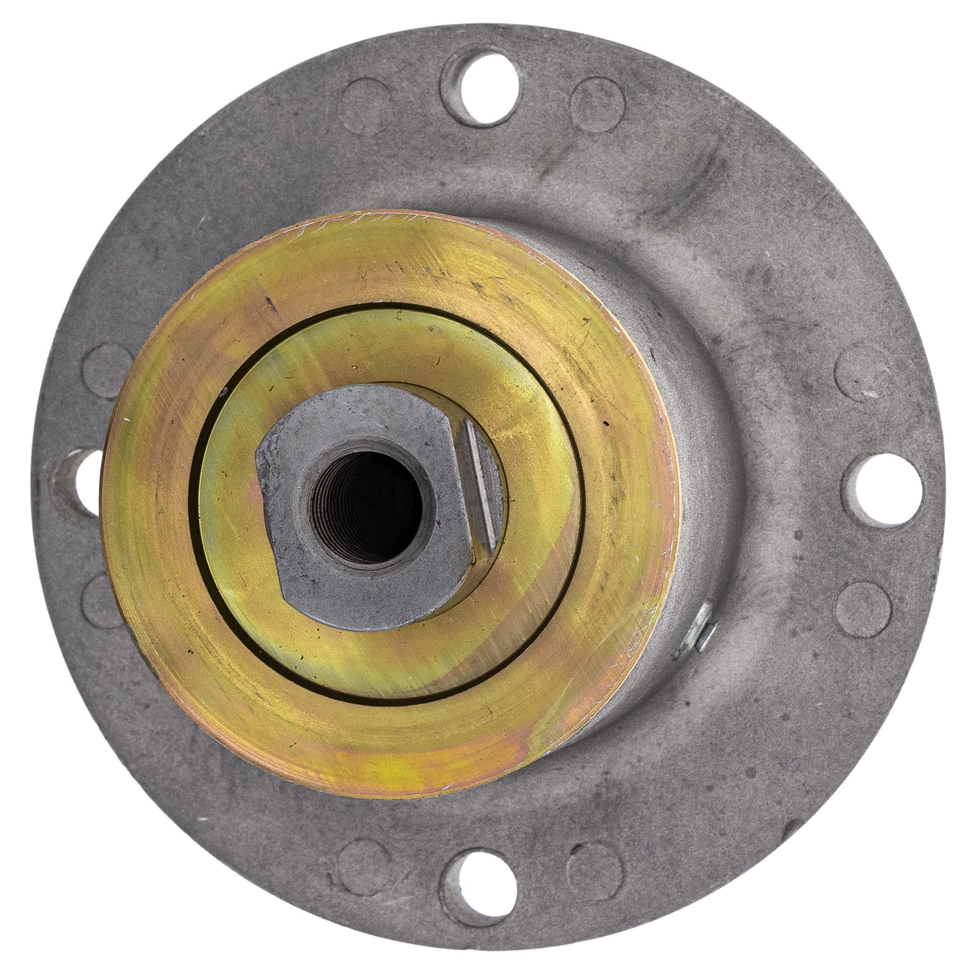 8TEN detailed view of blade mounting face showing round pattern benefit