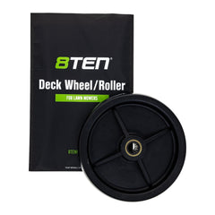 8TEN close-up of wheel material and tread showing wear resistance benefit