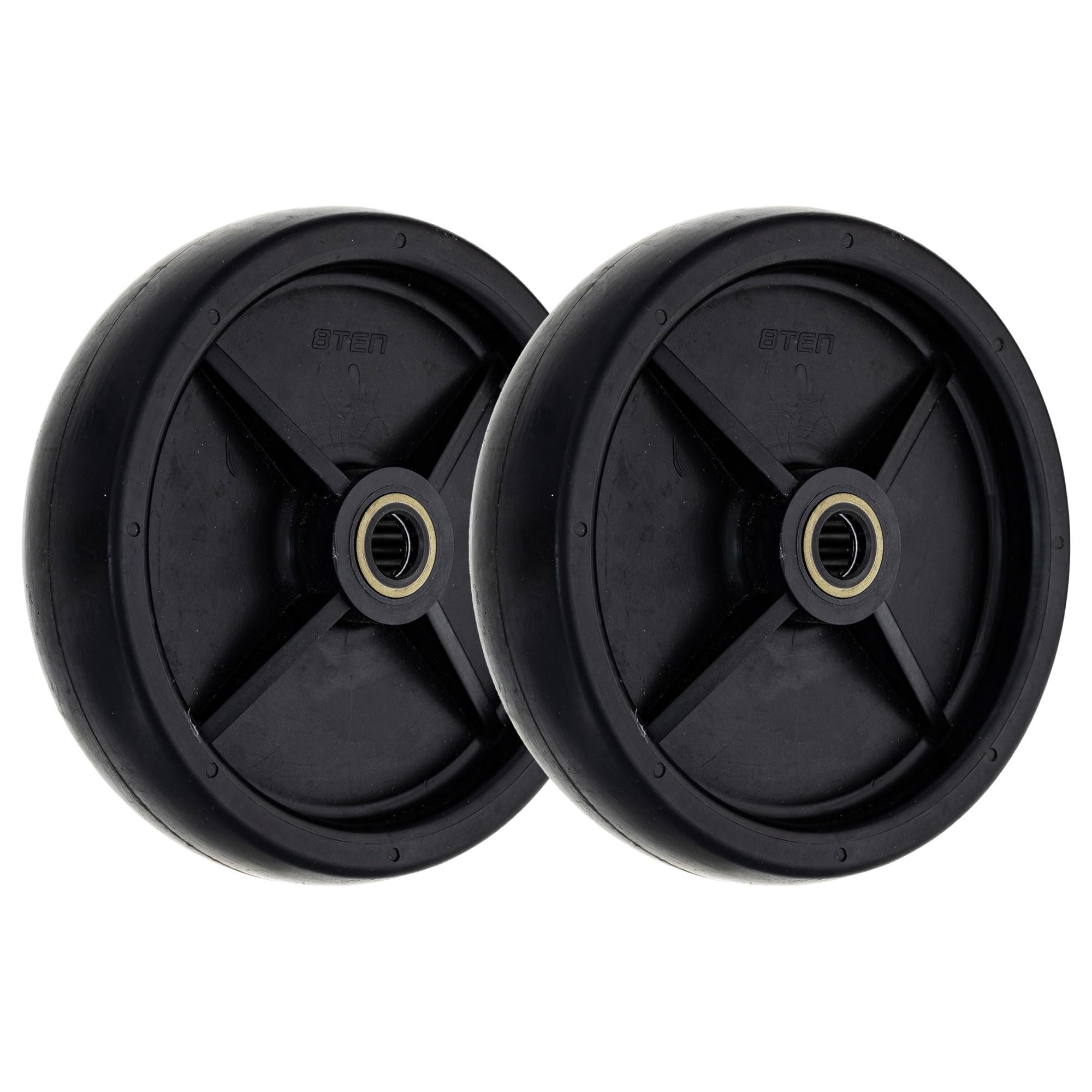 8TEN deck wheel front view showing fit and durable construction benefit
