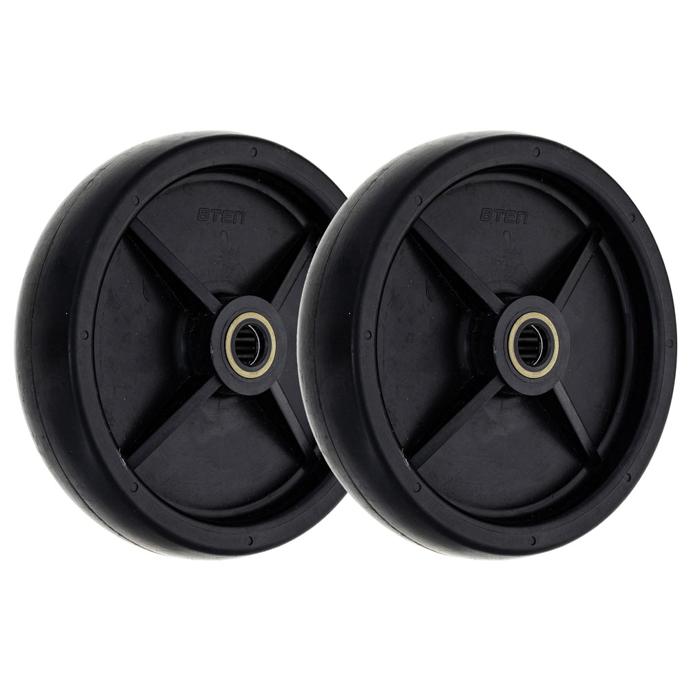 8TEN deck wheel front view showing fit and durable construction benefit