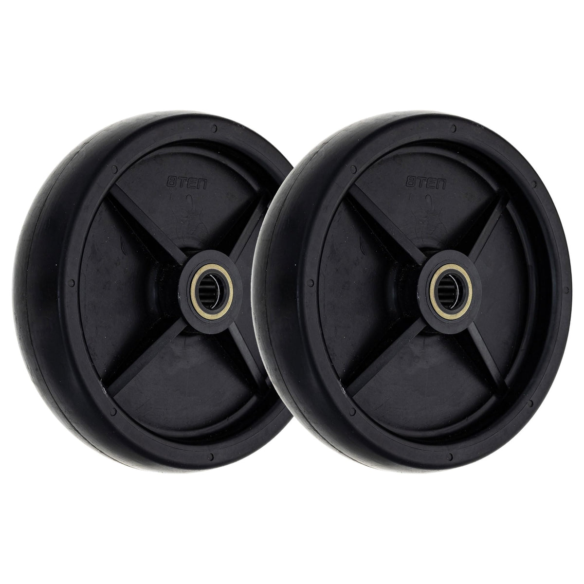 8TEN deck wheel front view showing fit and durable construction benefit