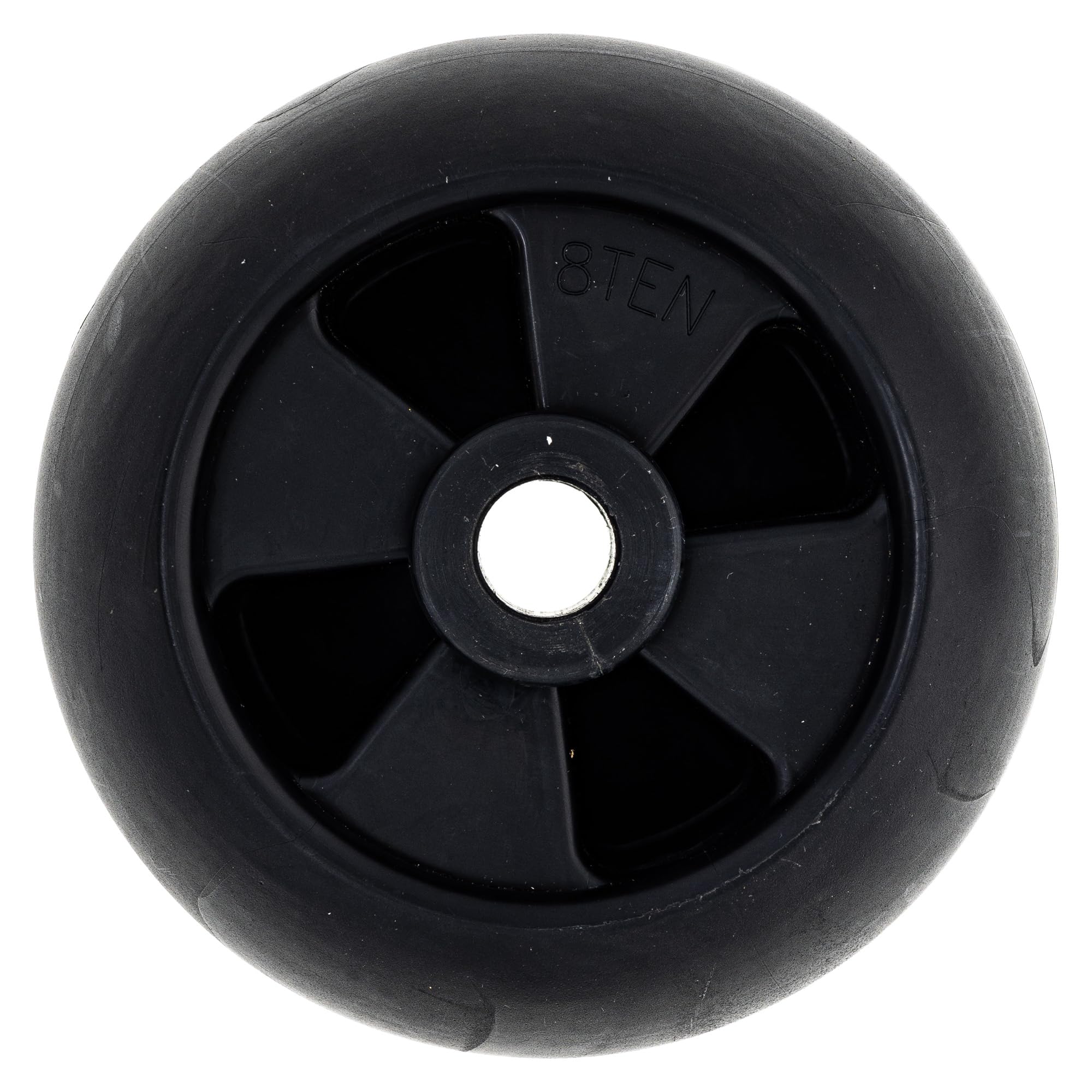 8TEN wheel installed on John Deere deck demonstrating smooth tracking