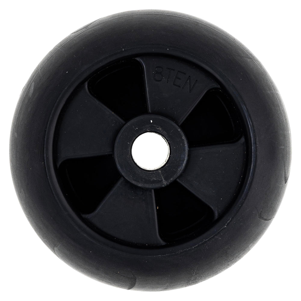 8TEN wheel installed on John Deere deck demonstrating smooth tracking
