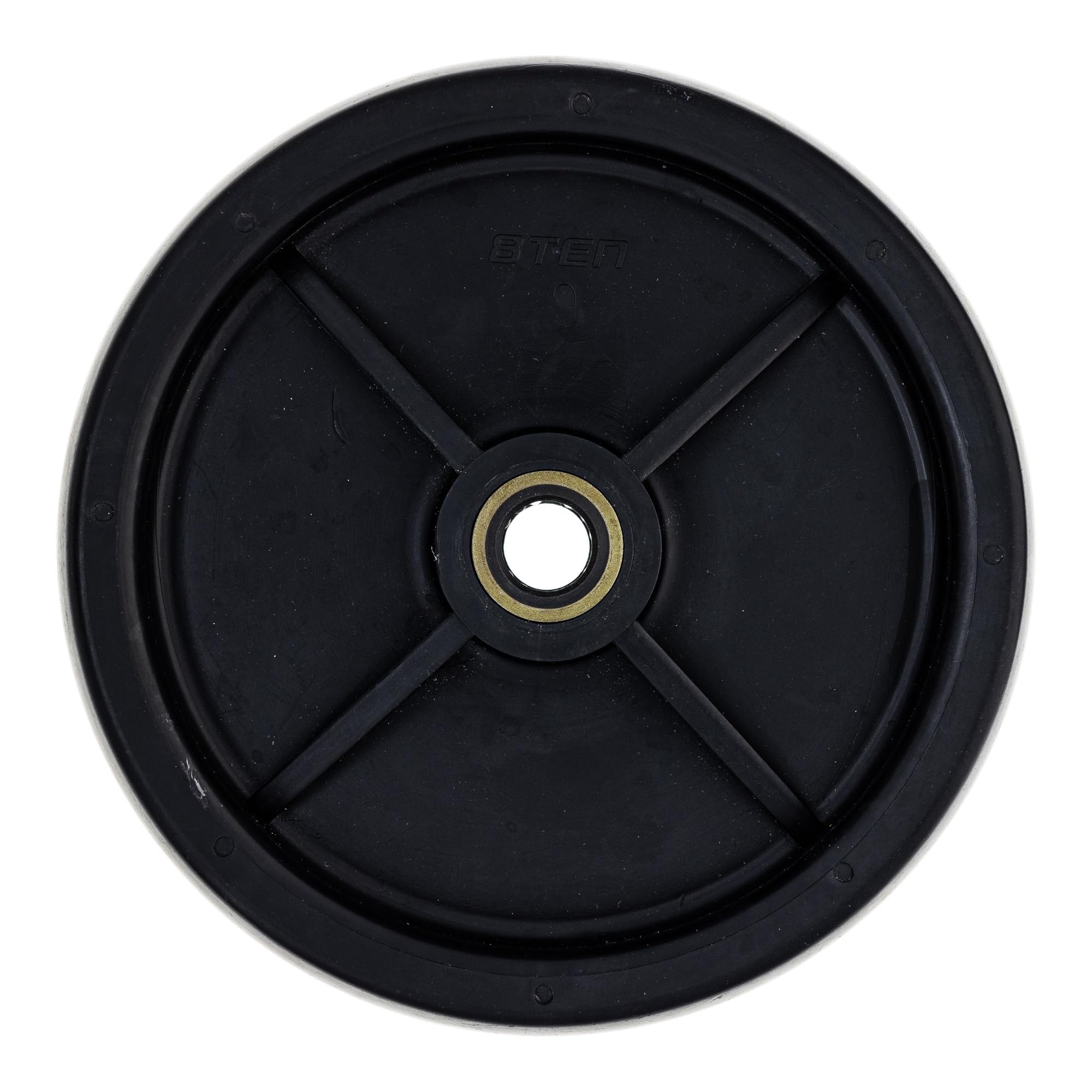 8TEN wheel next to ruler showing scale and correct size fit benefit