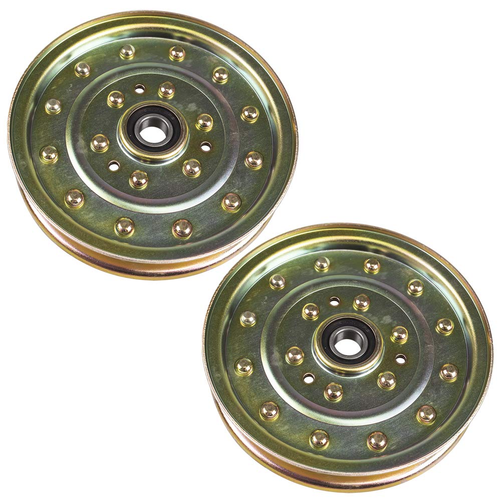 8TEN side profile of pulley showing smooth flange for better tracking