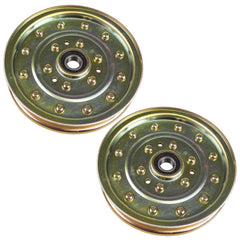 8TEN side profile of pulley showing smooth flange for better tracking