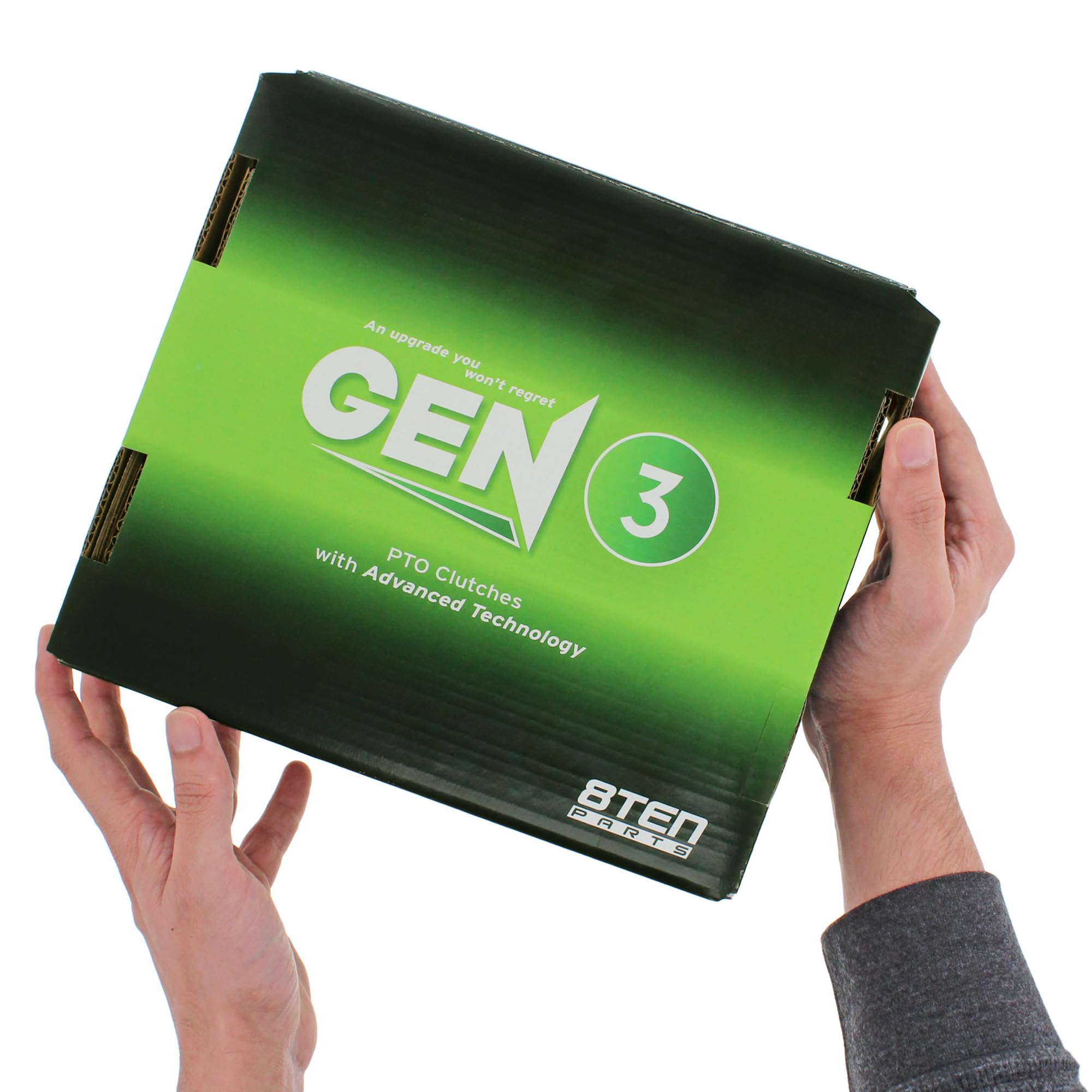 8TEN Gen 3 next to ruler for scale showing dimensions and easy confirmation of correct fitment