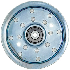 8TEN pulley mounted on Scag cutter deck demonstrating correct installation