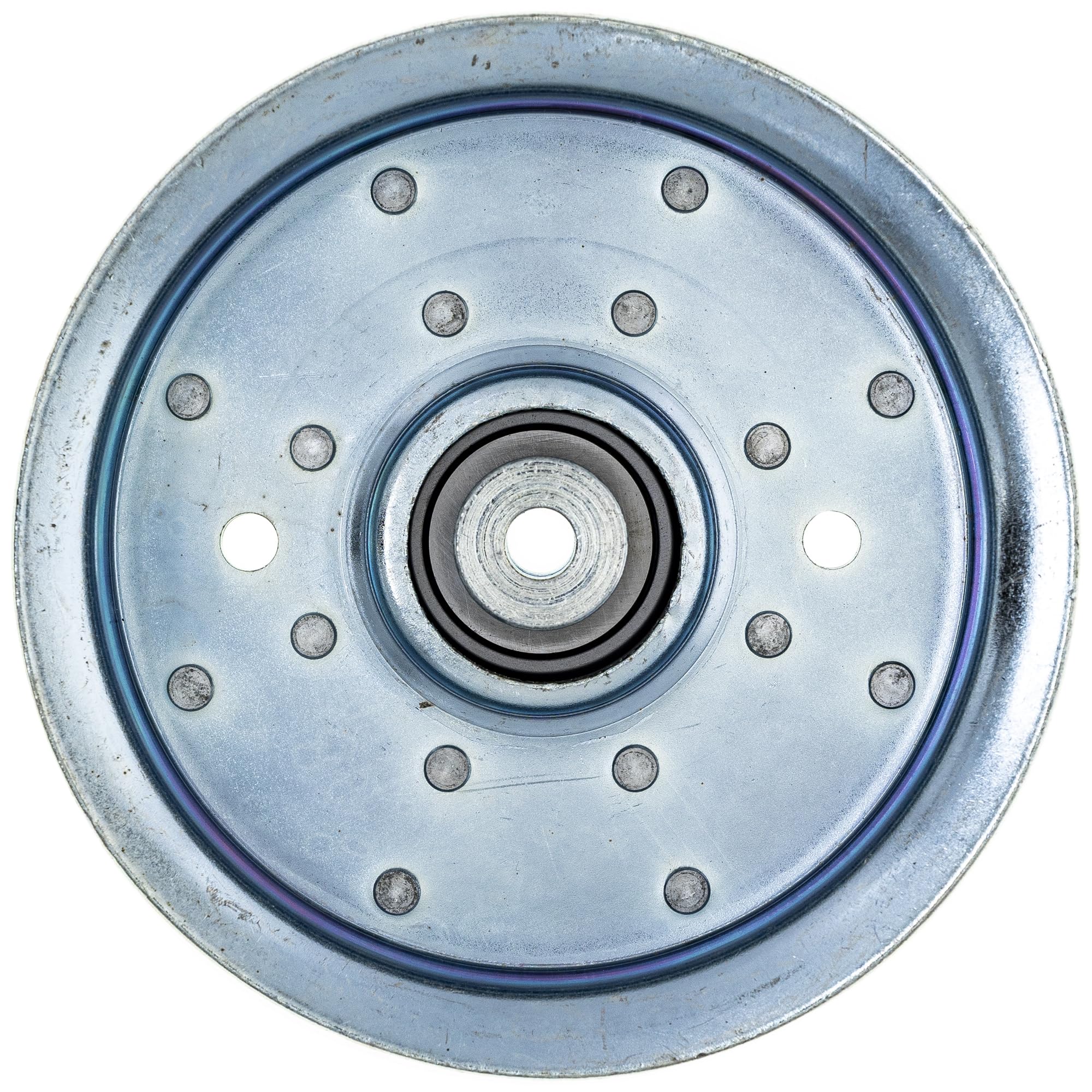 8TEN pulley side groove detail illustrating belt seating for improved traction