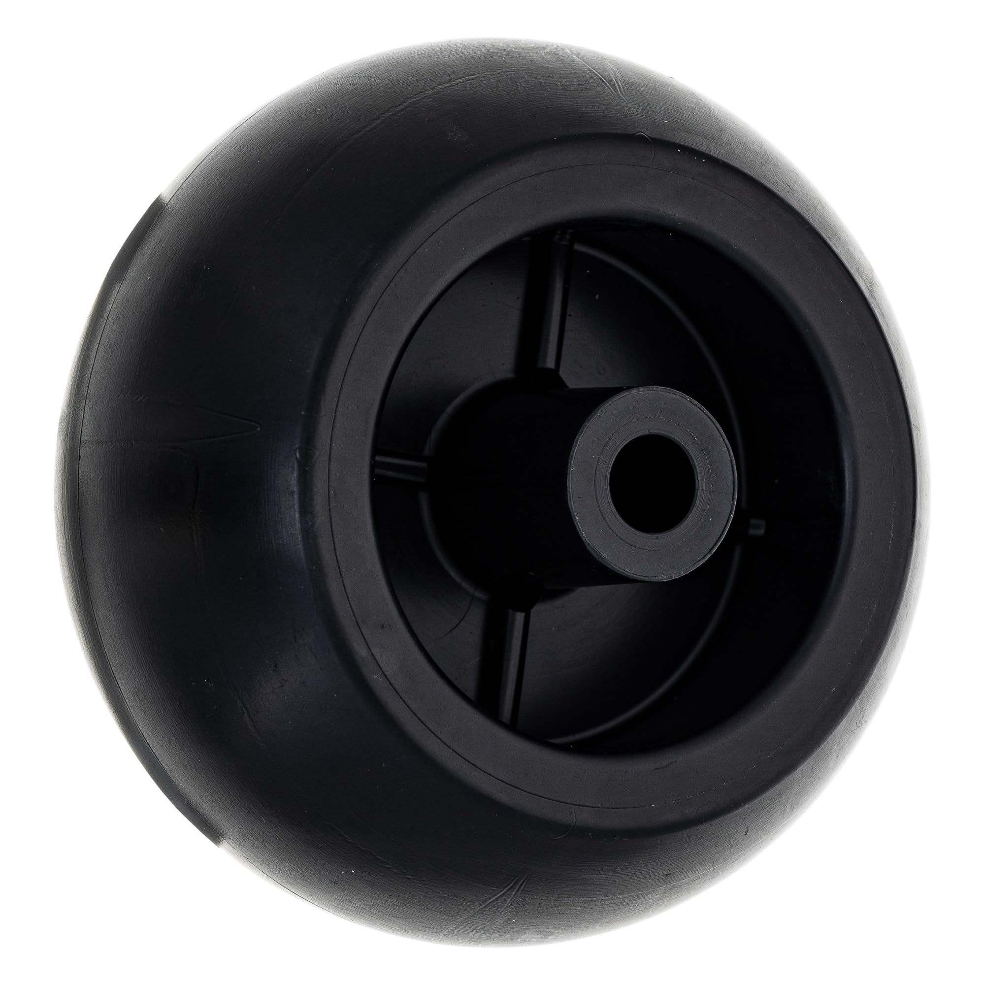 8TEN deck wheel installed on Cub Cadet deck showing smooth guidance