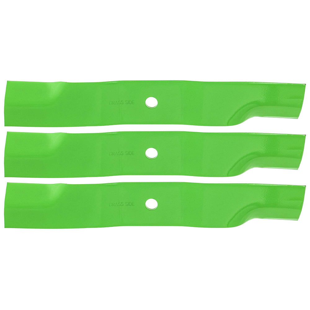 8TEN blade edge close-up showing sharpened cutting lip for cleaner grass cuts