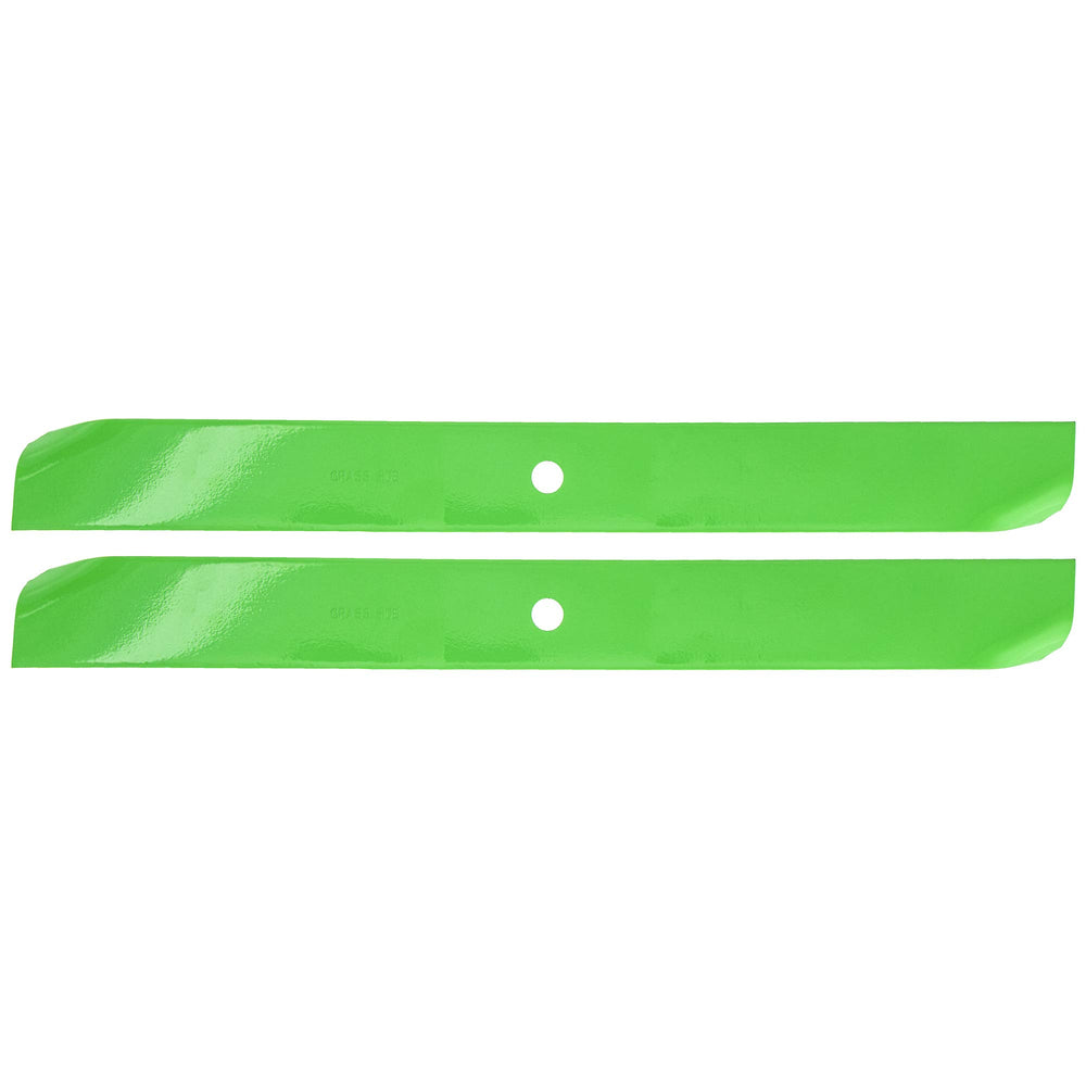 8TEN blade profile close-up showing high-lift shape for better bagging