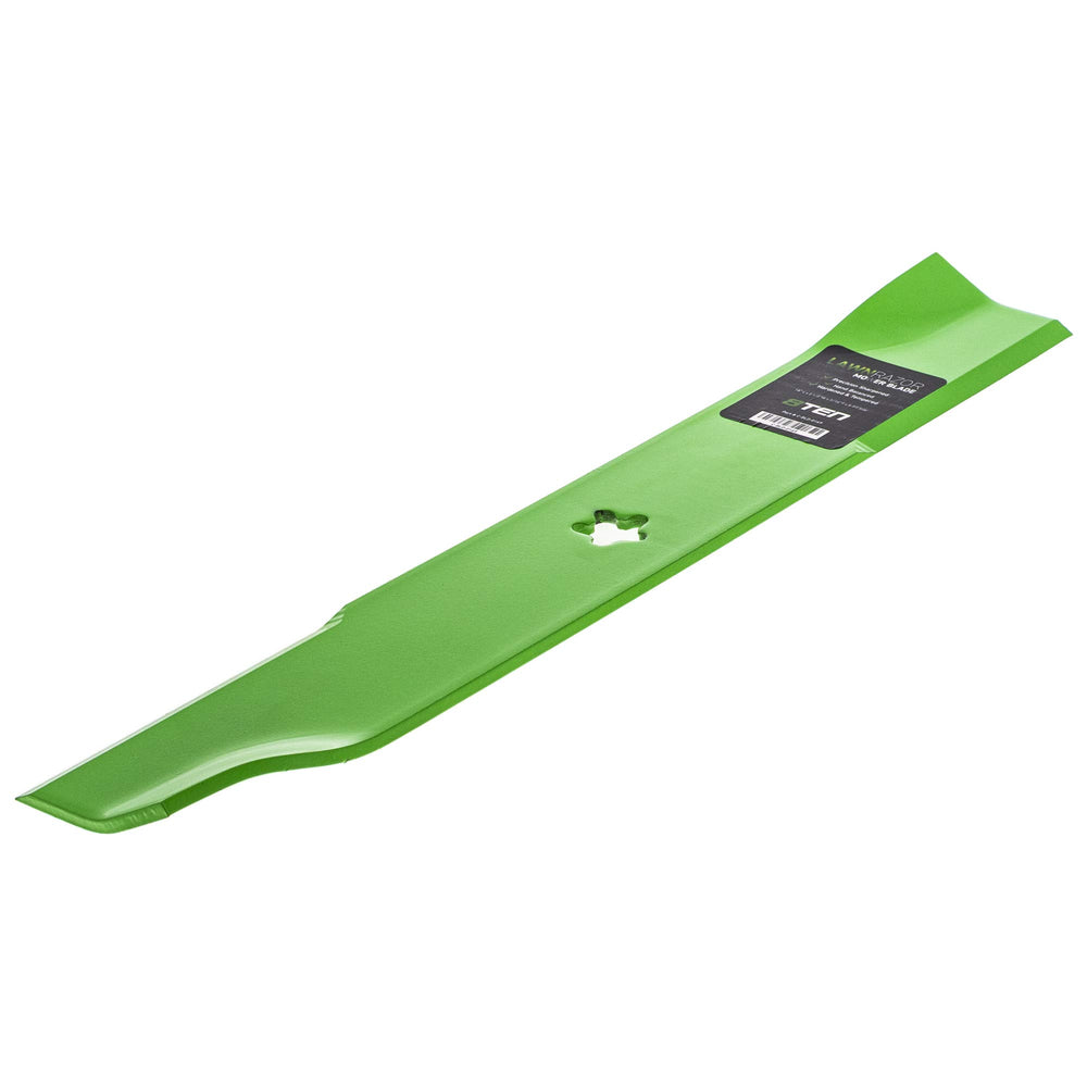 8TEN LawnRAZOR side view showing 0.1875 inch thickness for durability and reduced flex