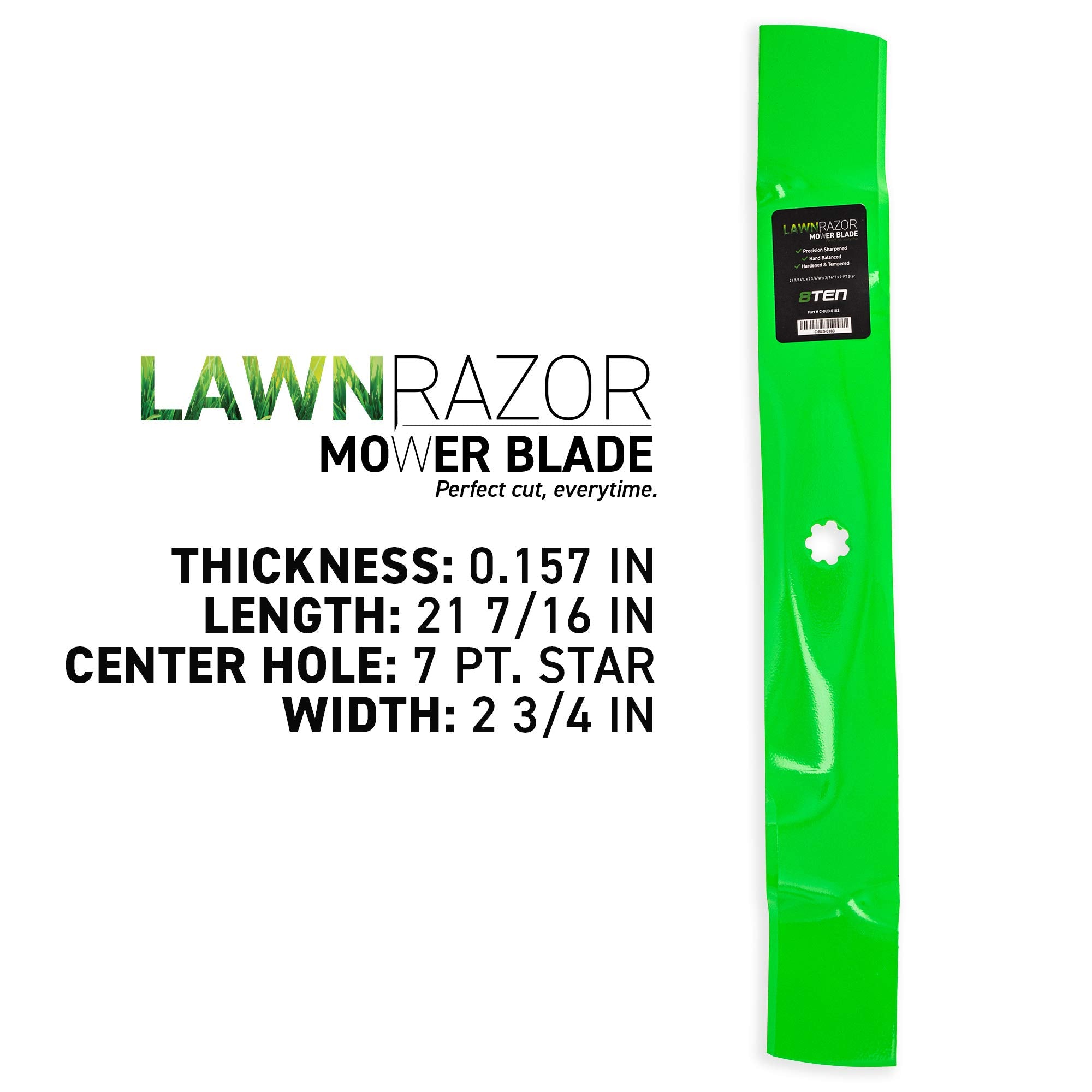 8TEN detailed view of 7-point star center hole ensuring secure OEM-fit mounting