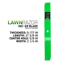 8TEN blade center hole detail showing 5/8 inch fit for secure mounting