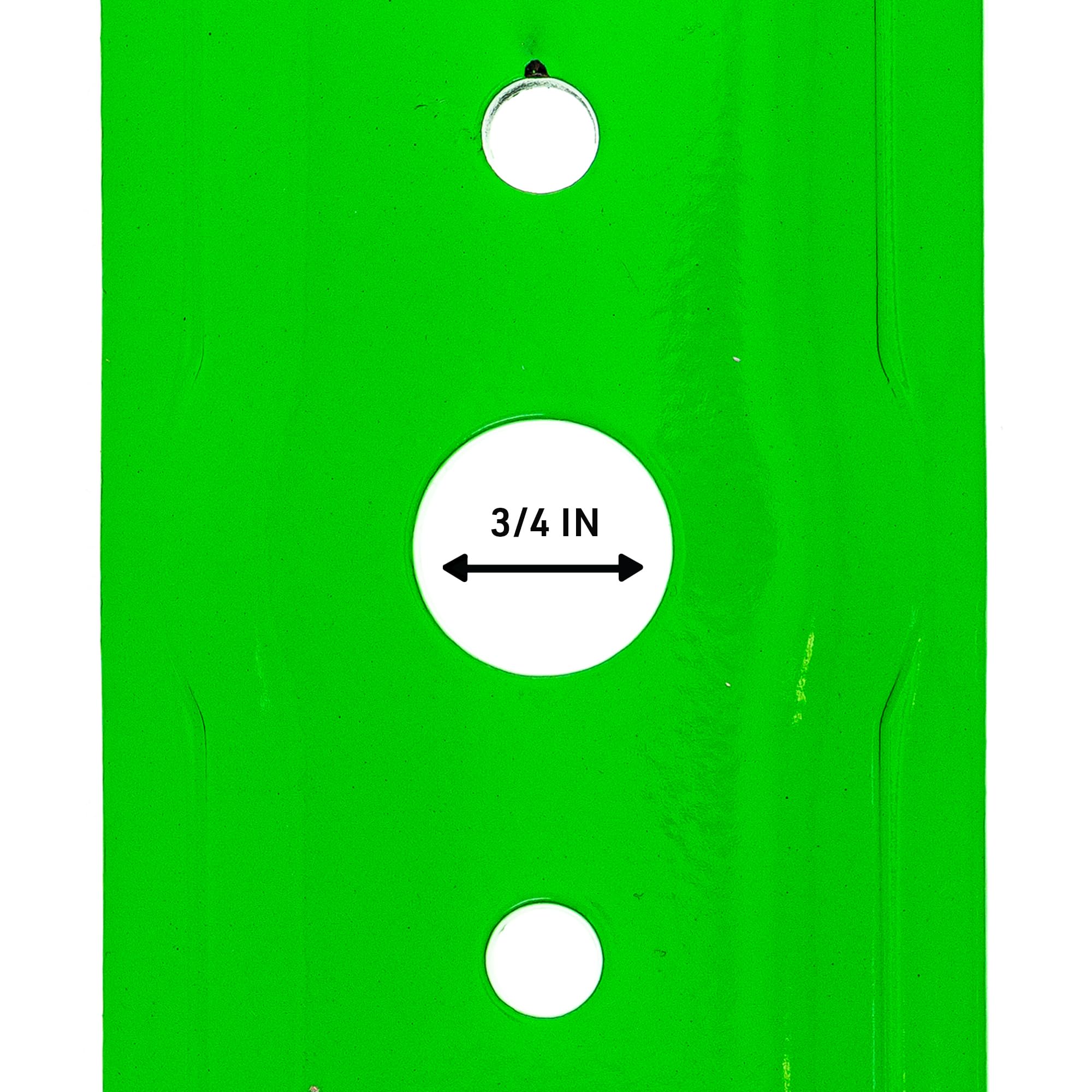 8TEN blade center hole detail illustrating precise OEM-compatible fit