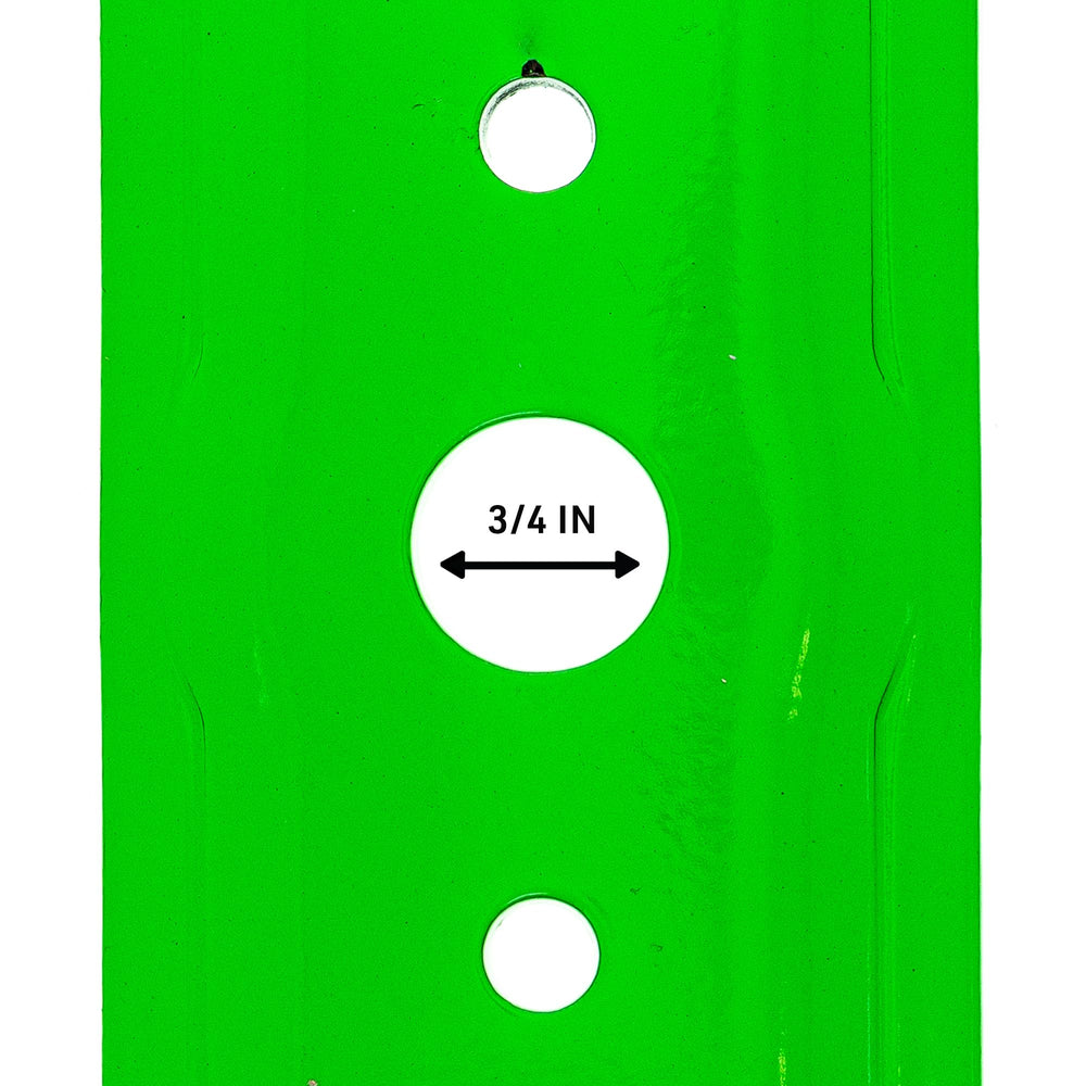 8TEN blade center hole detail illustrating precise OEM-compatible fit