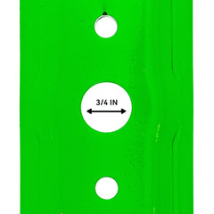 8TEN blade center hole detail illustrating precise OEM-compatible fit