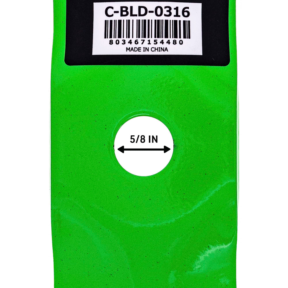 8TEN center hole detail showing 5/8 inch hole for secure OEM-compatible mounting
