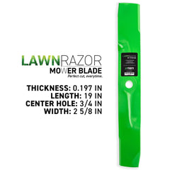 8TEN blade center hole detail, precise fit to John Deere spindles
