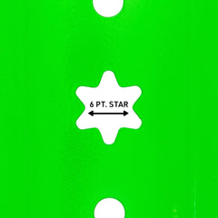 8TEN close-up of 6-point star mounting hole ensuring secure OEM-style fit