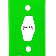 8TEN diamond center hole detail matching S-pattern spindles benefit